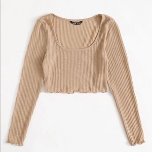 SHEIN CROP TOP FULL SLEEVES